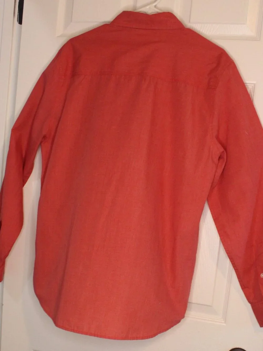 Levi Strauss Mens L red long sleeve shirt 